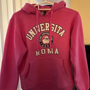 Original Rome University Pink Hoodie